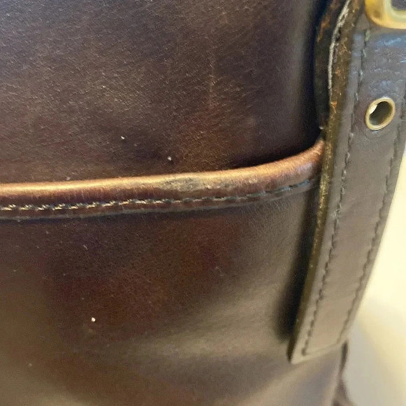 Vintage Coach Monterey Brown Leather Bag - Soft Flap 9829 - Picture 16 of 16